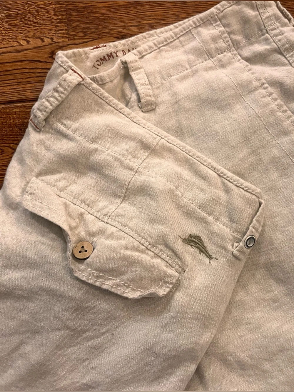 Tommy Bahama Relax 100% Linen Pants Wide Leg Coastal Breathable Luxury Chinos